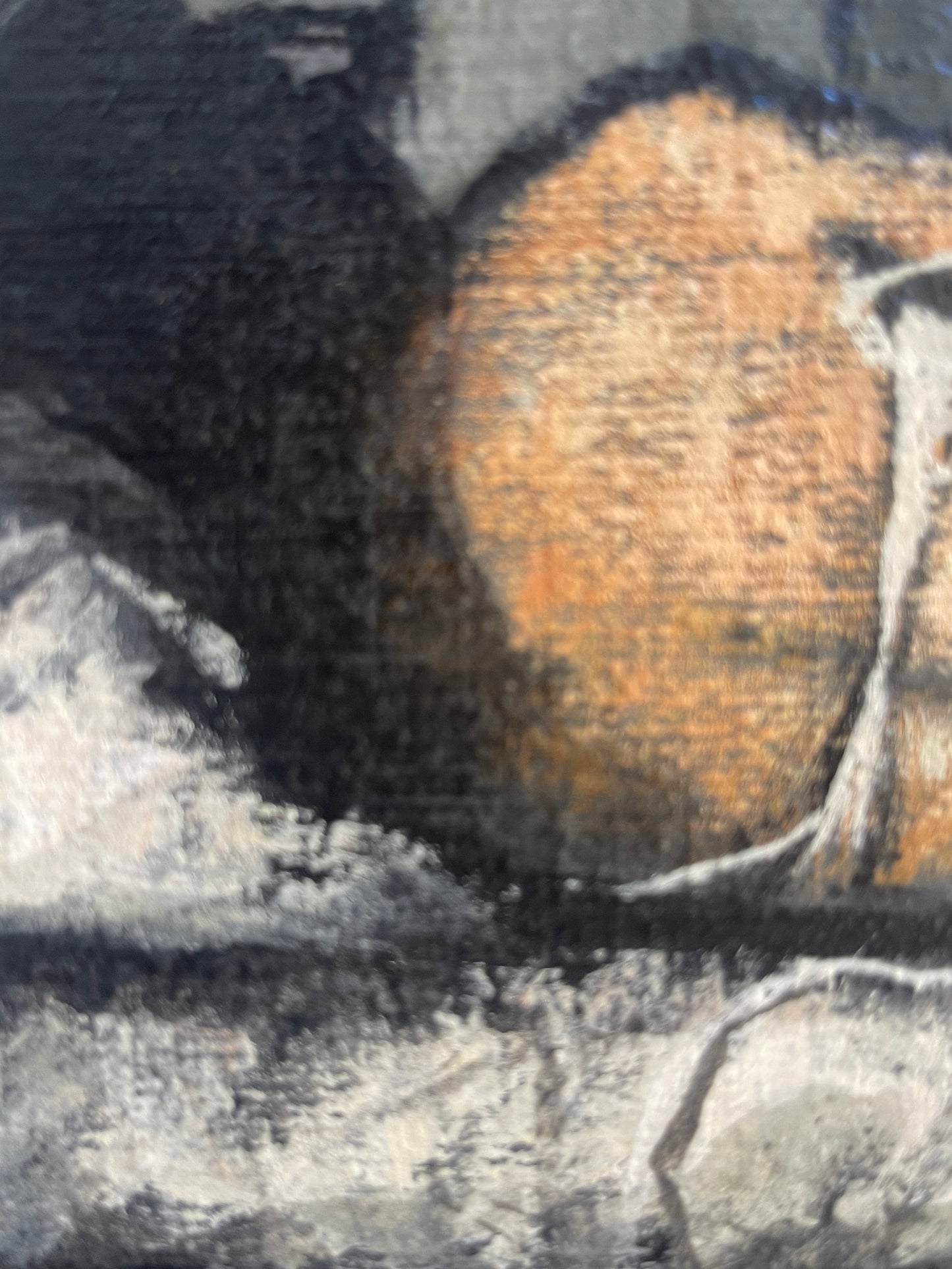 Dipinto olio su tavola, figura femminile, Liberatore, XX secolo