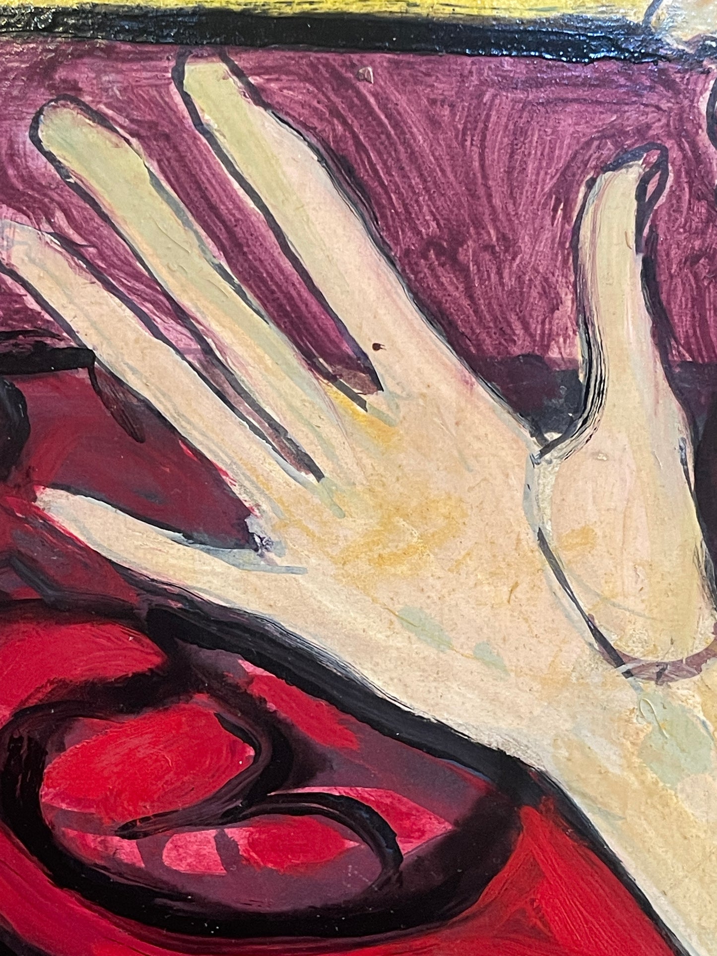 Dipinto olio su tavola, ritratto di donna, P. Borra, XX secolo