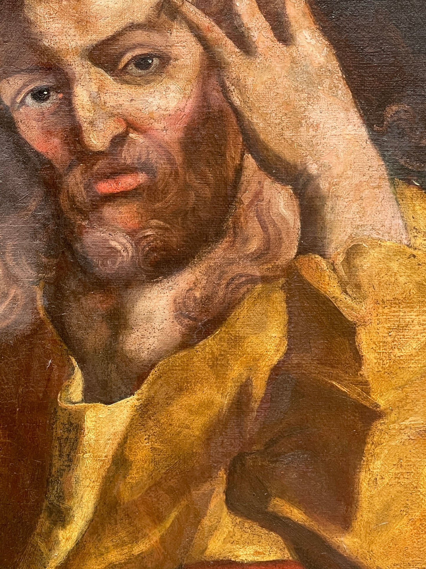 Dipinto antico, olio su tela, Ritratto di pirata, XVIII secolo