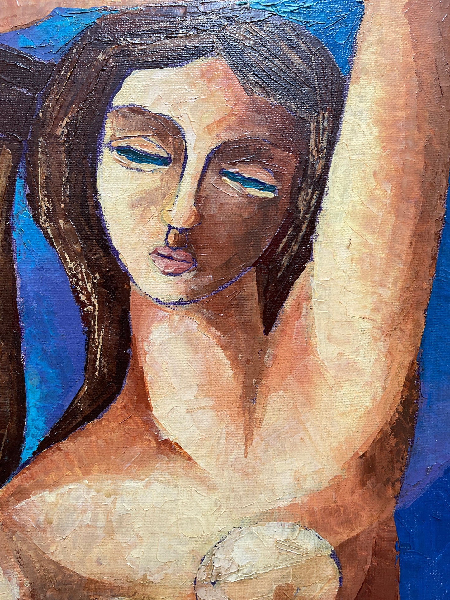 Dipinto olio su tela, Anfora, firmato Stevenazzi, XX secolo