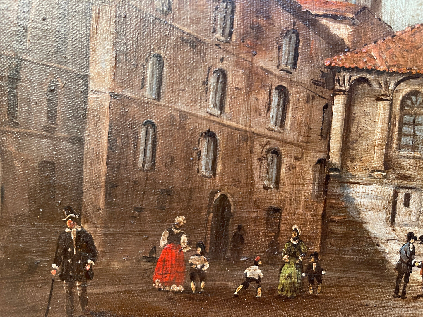Dipinto olio su tavola, XX secolo, Vergani, paesaggio