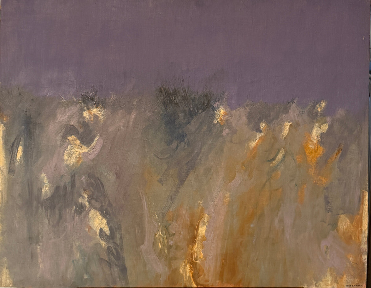 Dipinto arte moderna, Ricordo d’estate, Giancarlo Cazzaniga, 1967