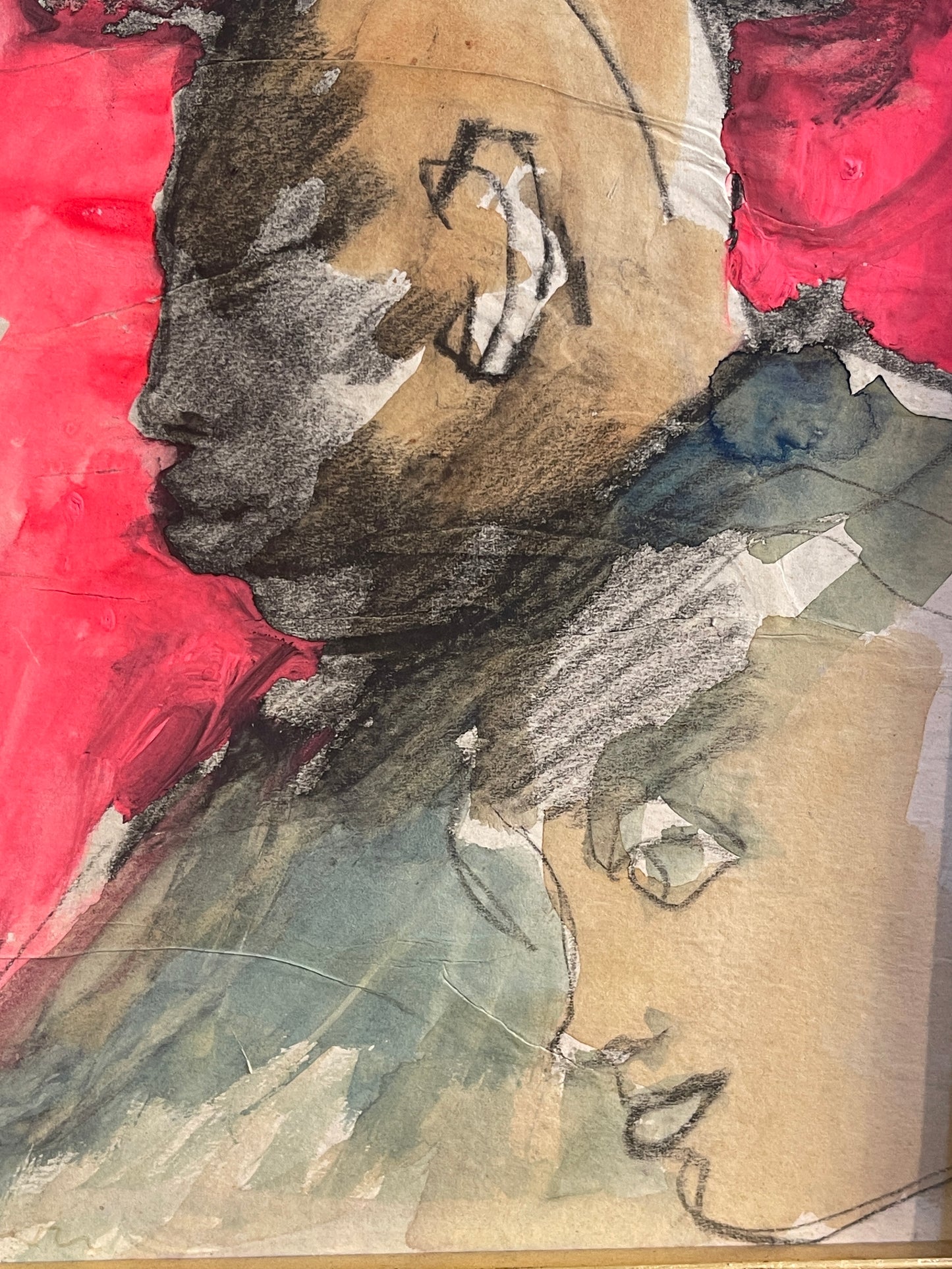Acquerello, studio di figure, Mino Maccari XX secolo