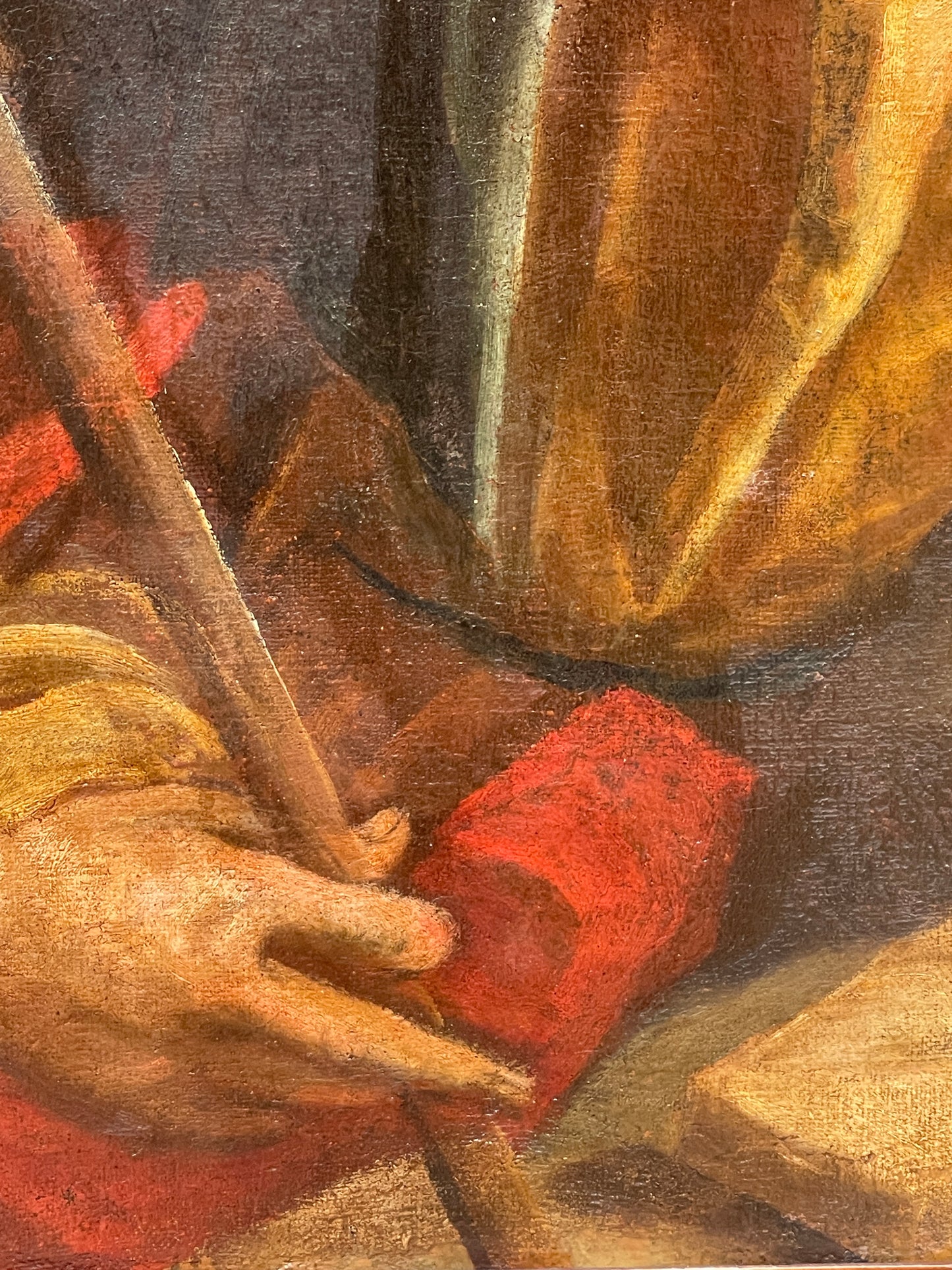 Dipinto antico, olio su tela, Ritratto di pirata, XVIII secolo