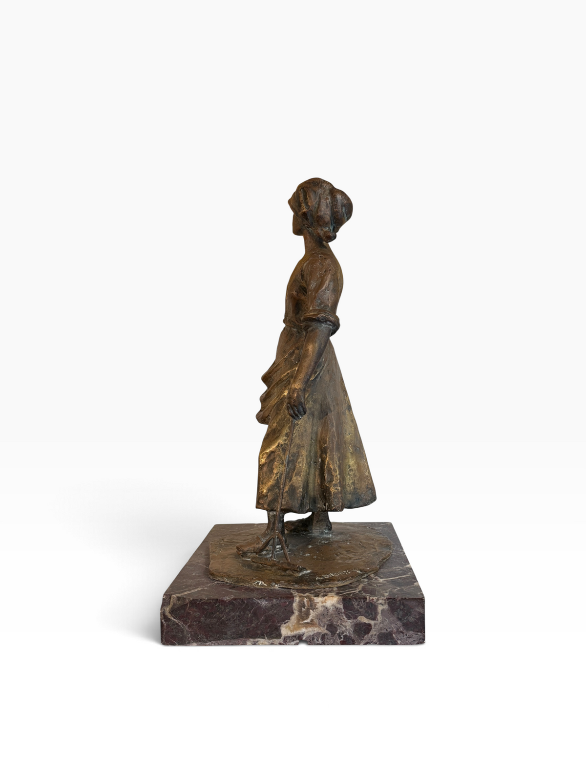 Scultura in bronzo, Ai prati, Alfeo Bedeschi, XX secolo