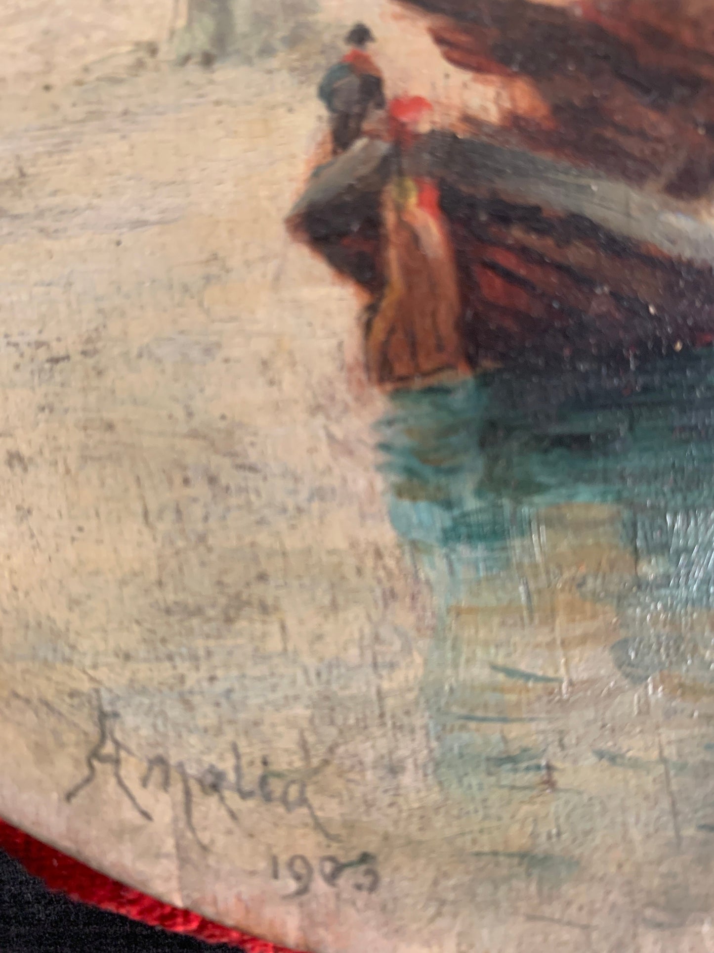 Coppia di dipinti marina/Pair of marine paintings