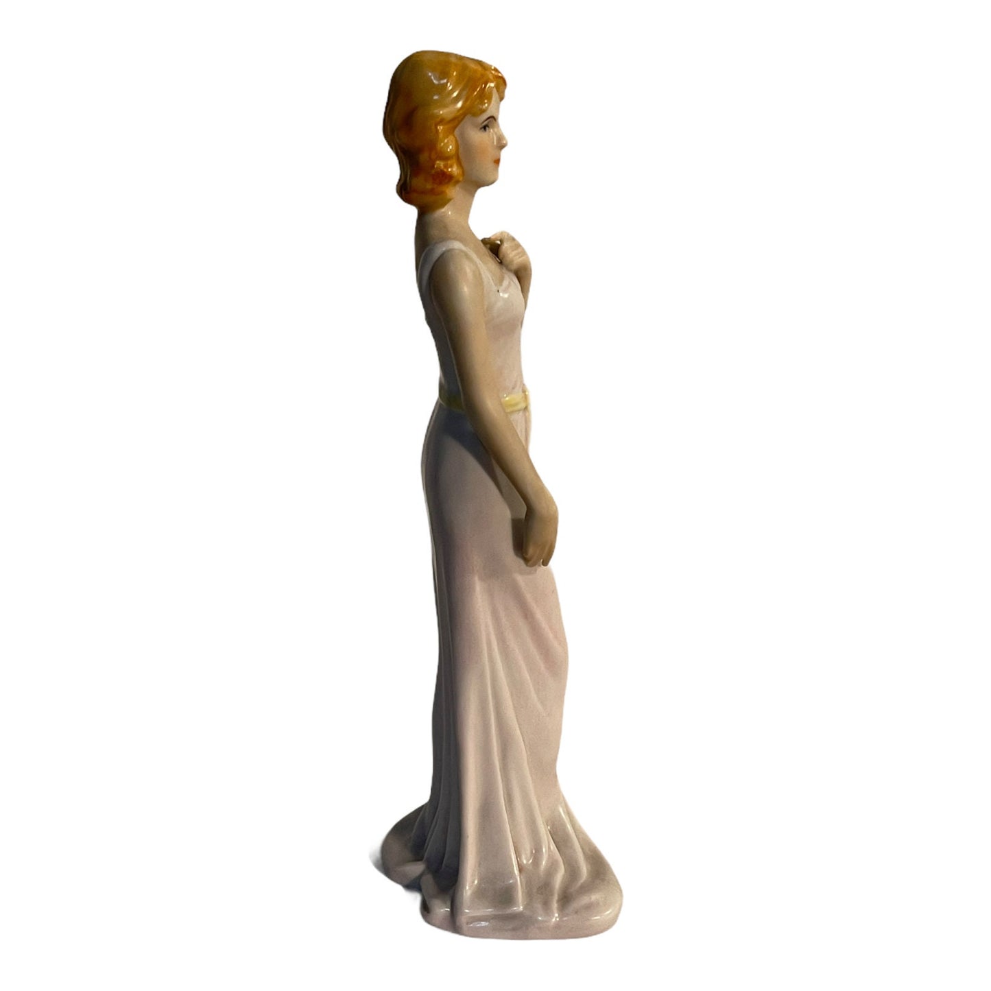 Statuina ceramica vintage, donna, anni ‘70