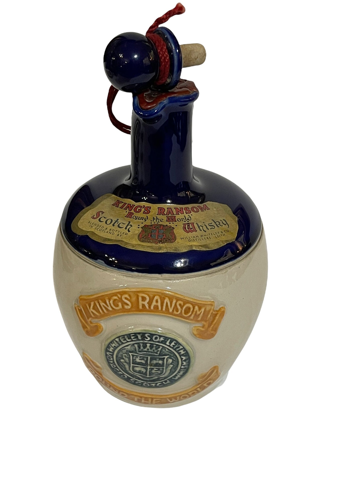 Bottiglia da collezione di whisky, vintage, King’s Ransom