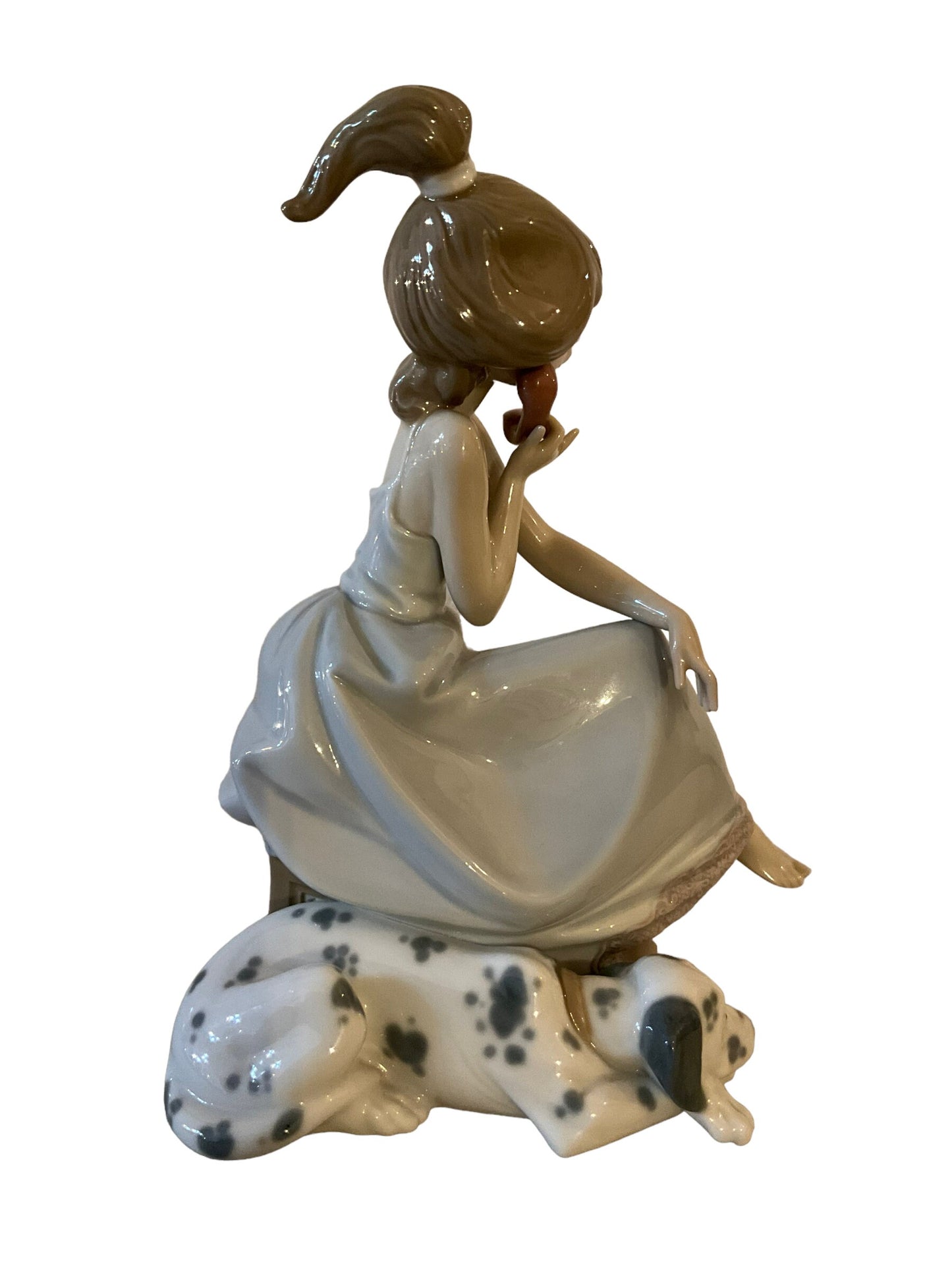 Céramique Lladro, XXe siècle, Fille au téléphone